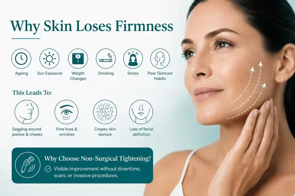 What Makes Skin Lose Firmness and Why Do People Seek Non-Surgical Tightening Stow on the Wold?